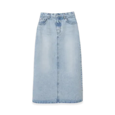 GOD ONLY KNOWS Denim Skirt "Blue"