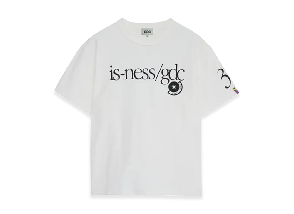 GDC x is-ness Logo Tee2 "White"