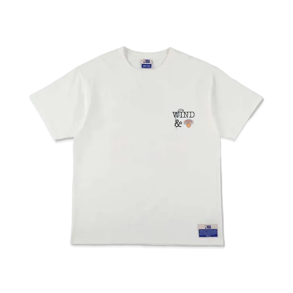 WIND AND SEA x NBA CHAMPIONS x PARAPPA THE RAPPER Knicks Tee "White"