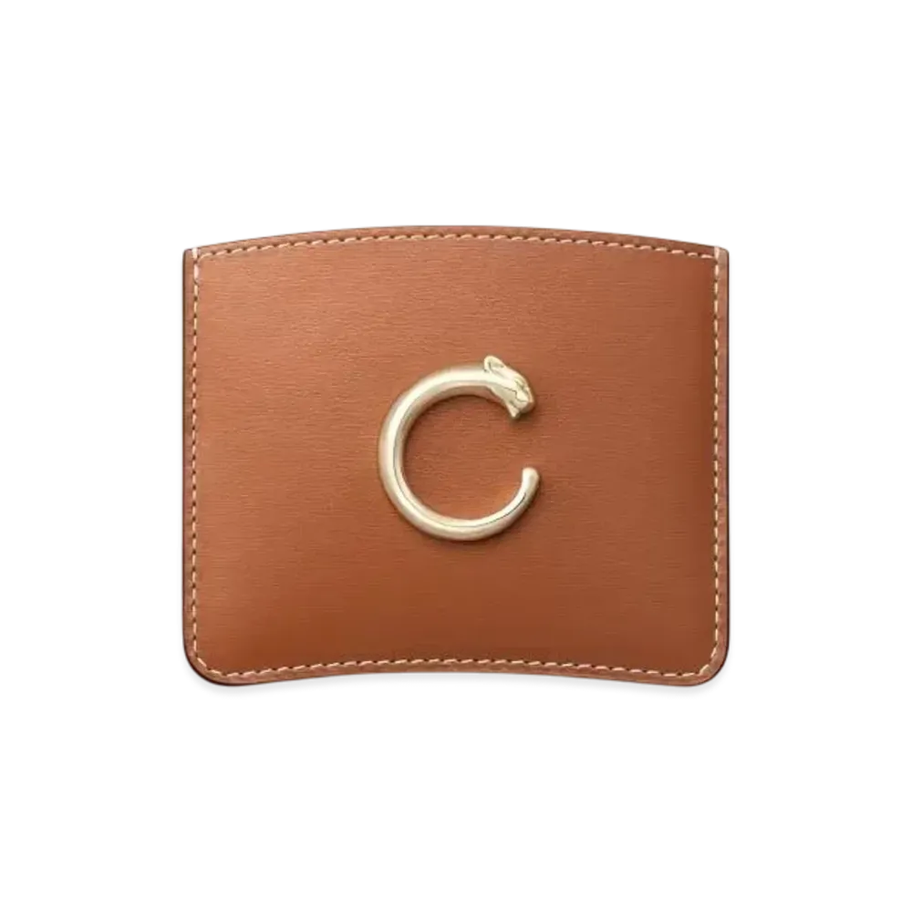 Cartier Simple Card Holder, Panthere de Cartier "Caramel"
