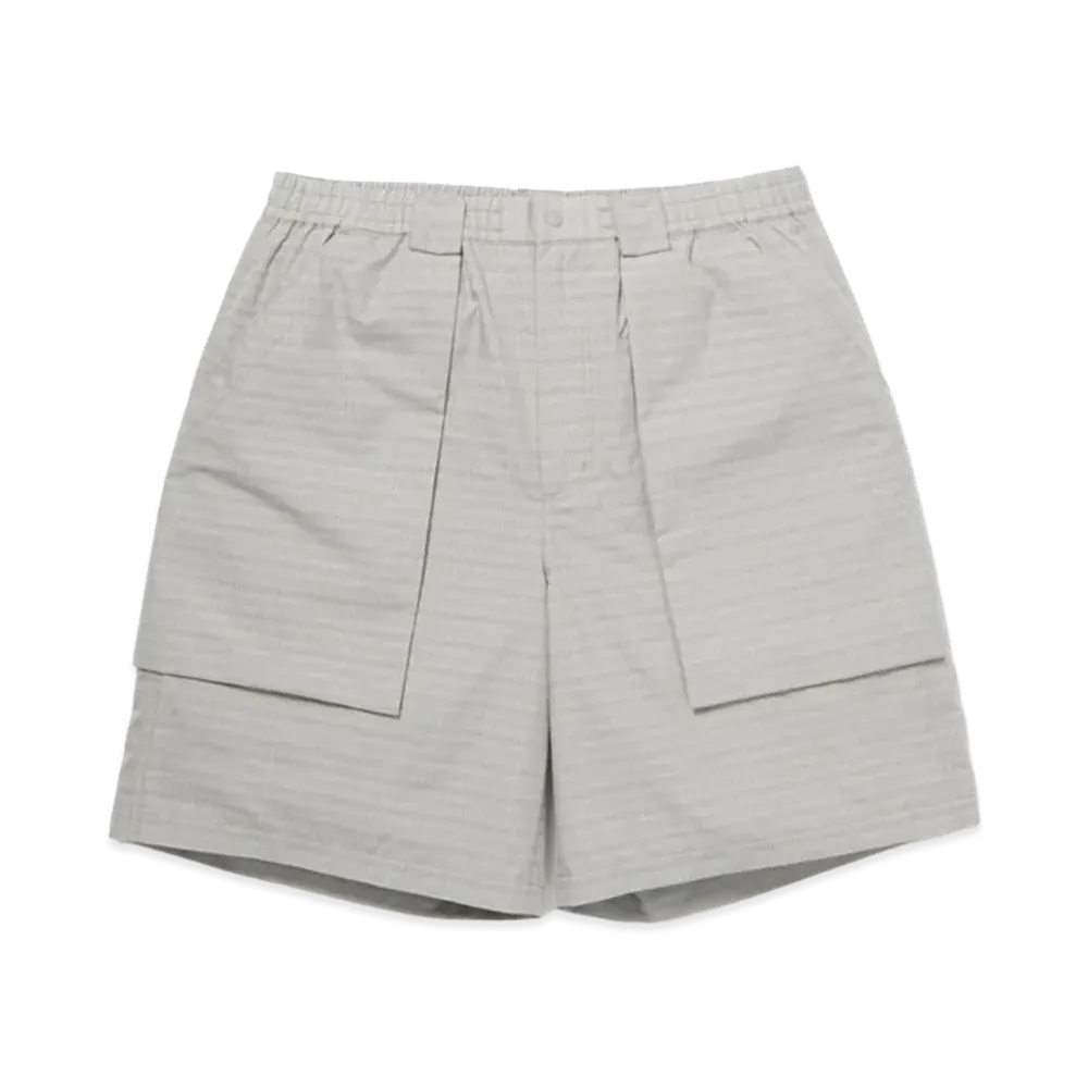 DAIWA PIER39 Women's Tech 3D Pocket Cargo Shorts Summer Plaid "Light Gray"