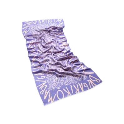 BVLGARI Logomania Stole "Purple"