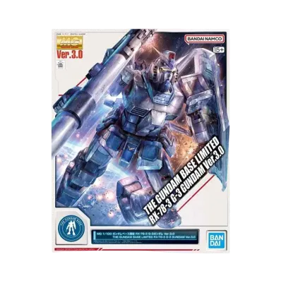 BANDAI "MASTER GRADE" -MOBILE SUIT GUNDAM- MG 1/100 RX-78-3 G-3 Gundam Ver.3.0 Gundam Base Limited