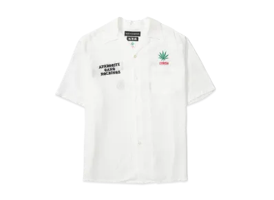 WACKO MARIA x 舐達麻 / High Times / 50's Open Collar Shirt "White"