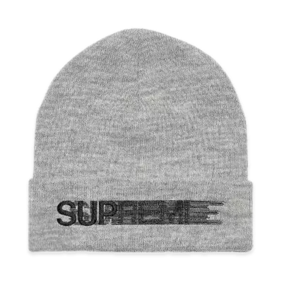 Supreme Motion Logo Beanie "Grey" (20SS)