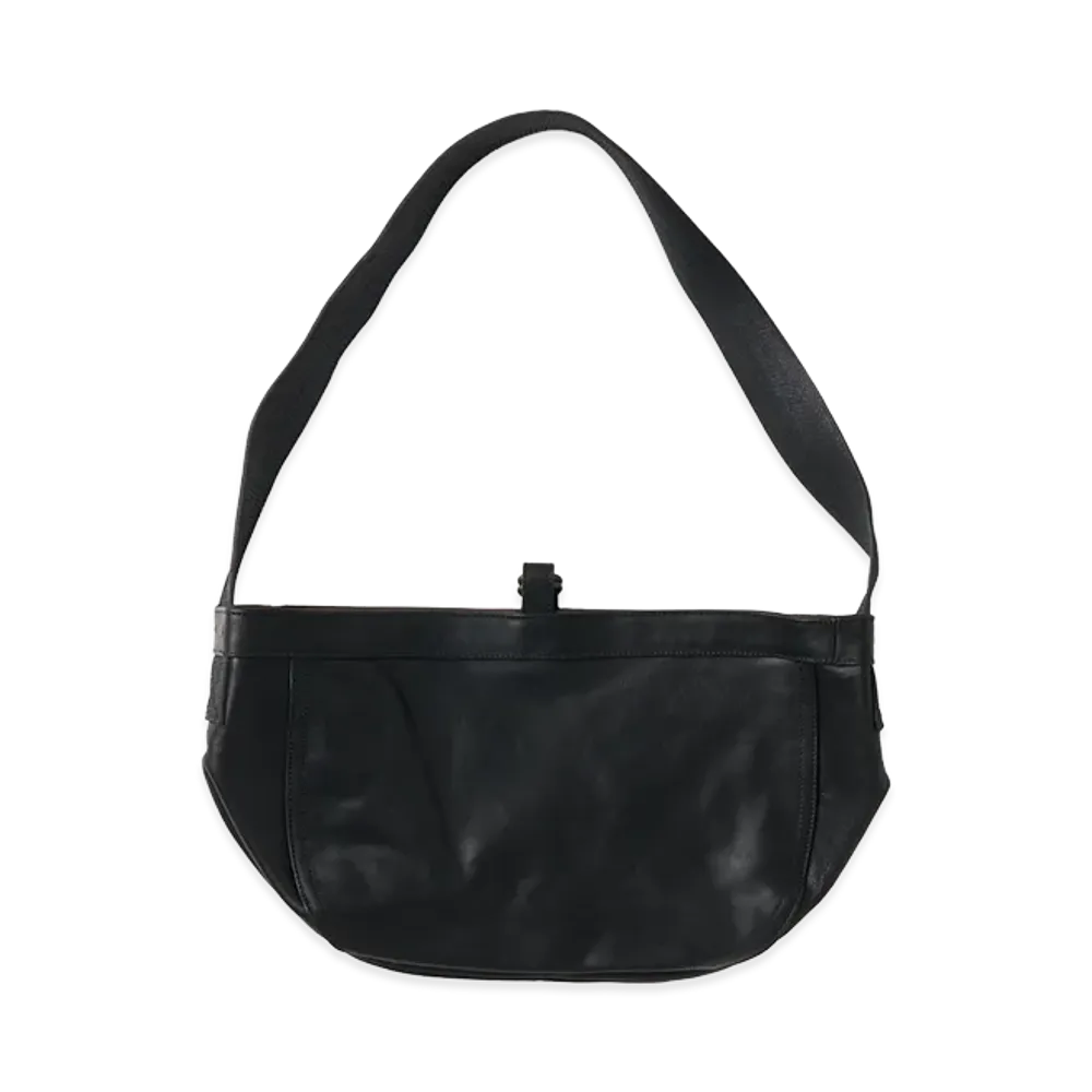 T.T Taiga Takahashi LOT.018 Newsboy Bag Small "Black Leather"