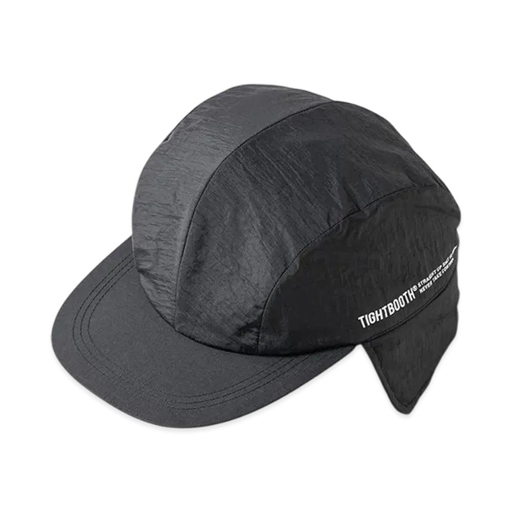 TIGHTBOOTH Ear Flap Camp Cap "Black"