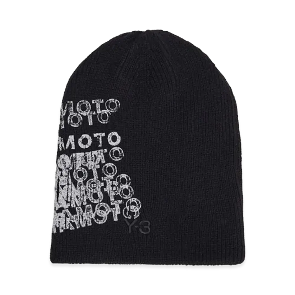 Y-3 Graphic Beanie "Black"
