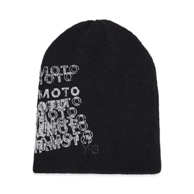 Y-3 Graphic Beanie "Black"