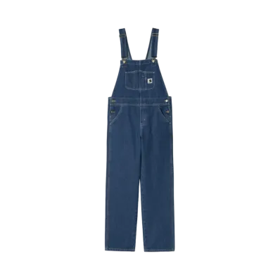 Carhartt WIP W' Bib Overall Straight "Blue(Stone Washed)"