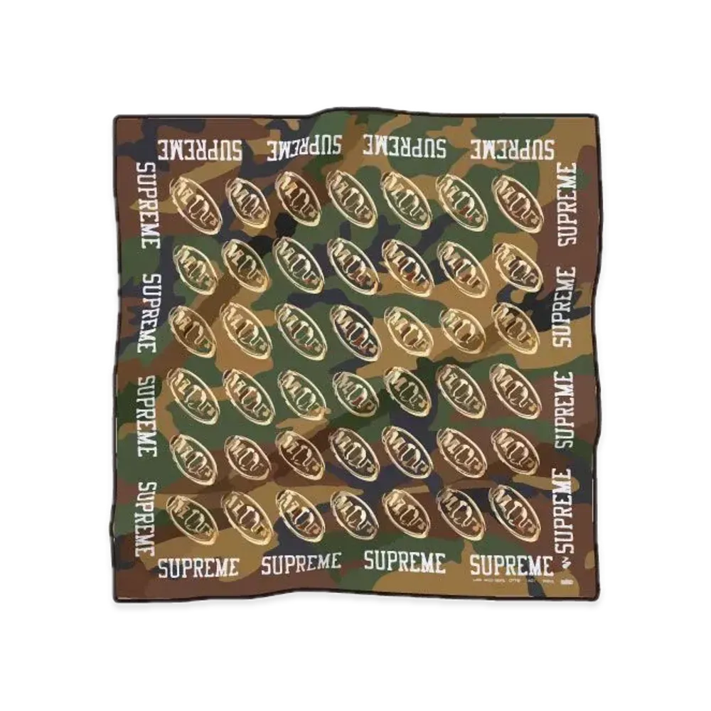 Supreme x M.O.P. Bandana "Woodland Camo"
