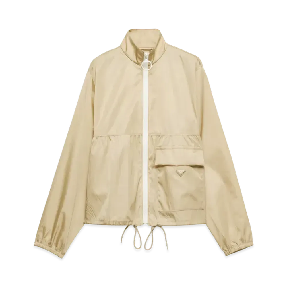 PRADA Women's Re-Nylon Blouson Jacket "Desert"