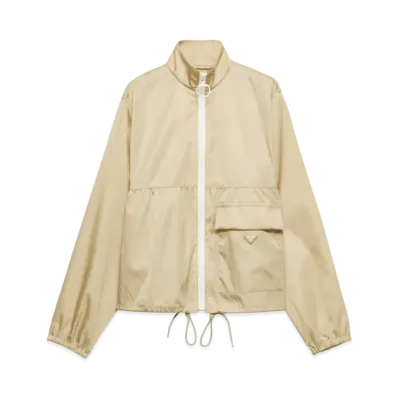 PRADA Women's Re-Nylon Blouson Jacket "Desert"