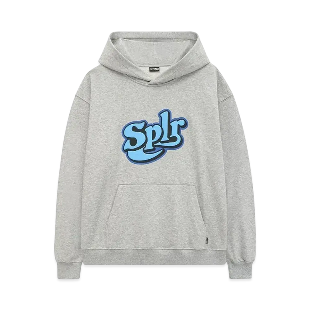 SPLR Baseball Logo Pullover Hoodie "Grey"