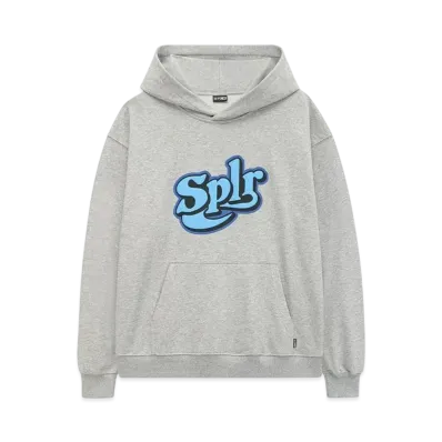 SPLR Baseball Logo Pullover Hoodie "Grey"