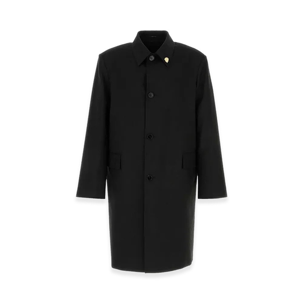 GUCCI Polyester Blend Coat "Black"