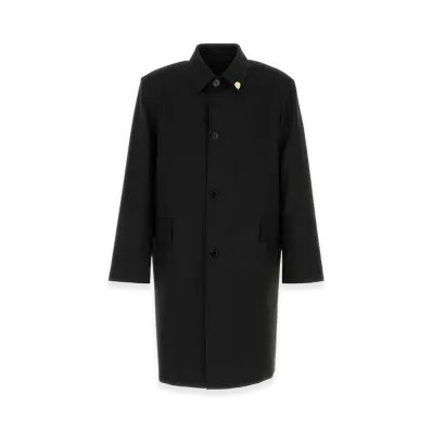 GUCCI Polyester Blend Coat "Black"