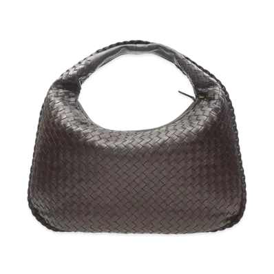 Bottega Veneta Lambskin Hand Bag "Brown"