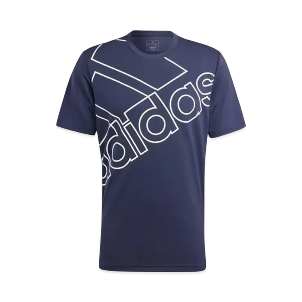 adidas Aeroready Training Logo Graphic Short Sleeve T-Shirt "Legend Ink/White"