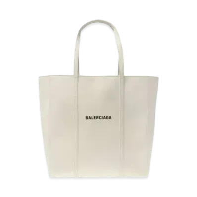 BALENCIAGA Cotton Handbag "White"