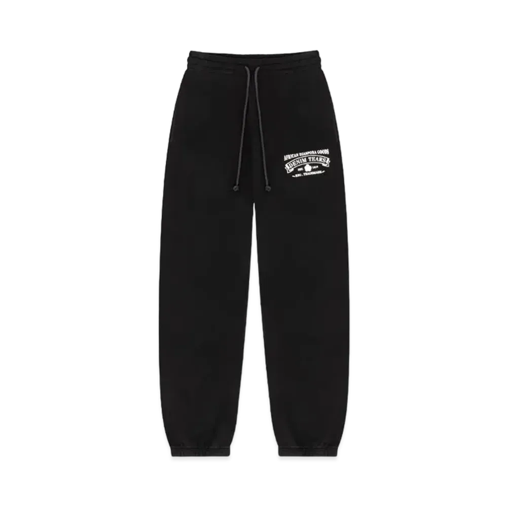 DENIM TEARS ADG Sweat Pants "Black"