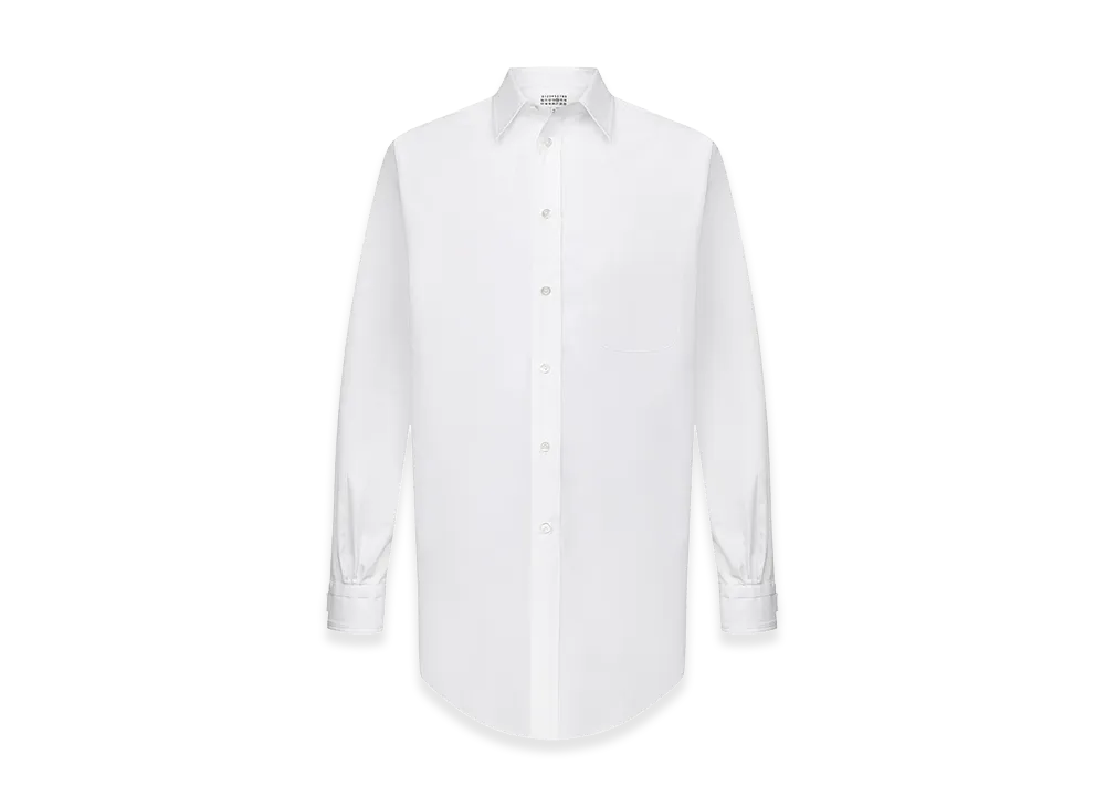 Maison Margiela Wide Collar L/S Cotton Shirt "White"