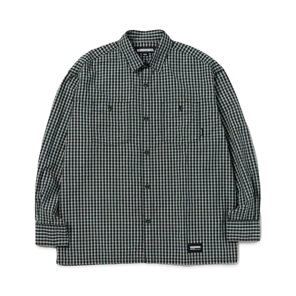 NEIGHBORHOOD Gingham Hombre Check Shirt LS "Green"