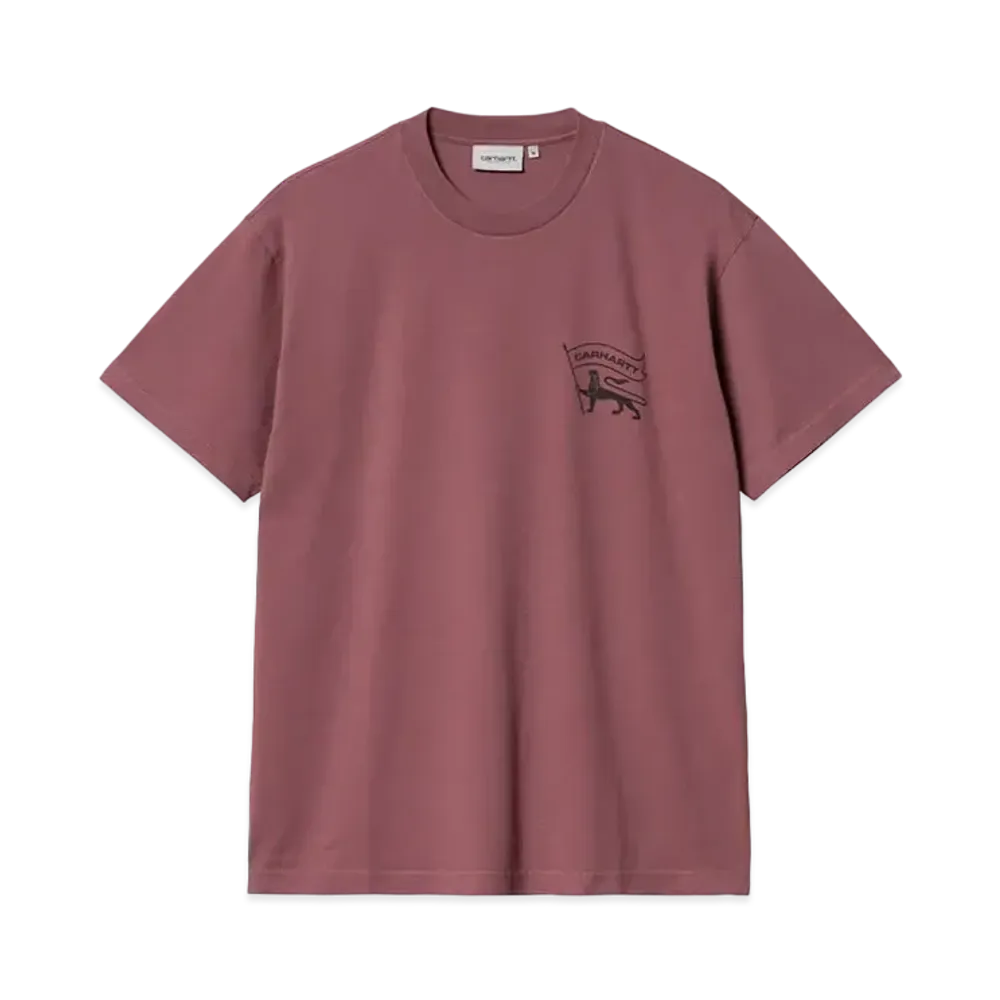 Carhartt S/S Stamp T-Shirt "Dusty Fuchsia/Black"