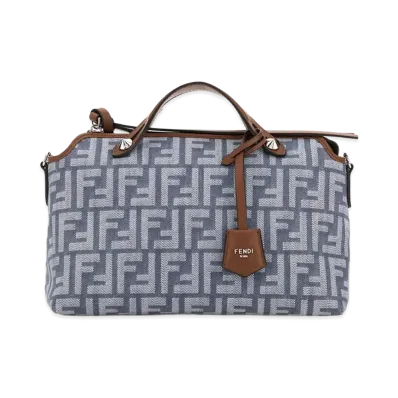 FENDI Women's By The Way Medium Satchel Bag "Blue"