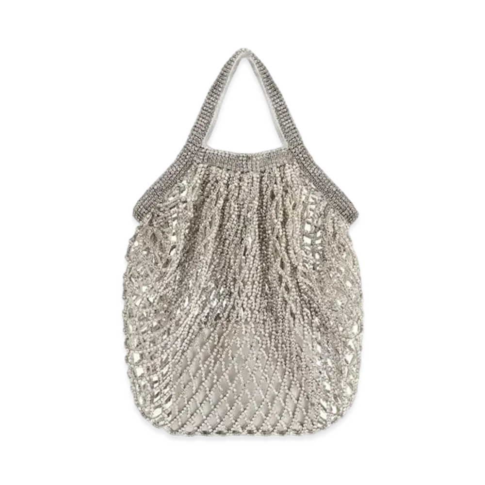 BALENCIAGA 24/7 Small Bag with Rhinestones "Silver"