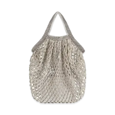 BALENCIAGA 24/7 Small Bag with Rhinestones "Silver"