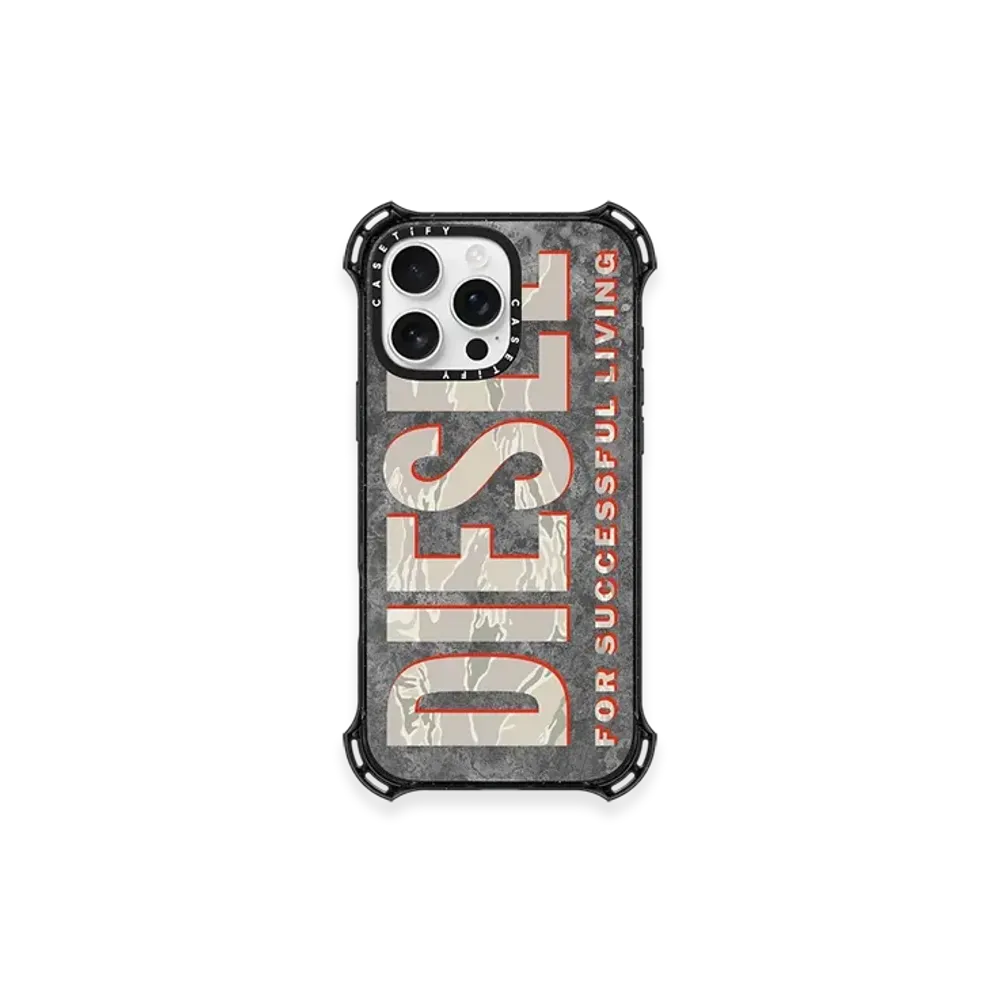 Diesel 60311 Casetify Moulded Case Iphone 16 Pro Max "Brown White"