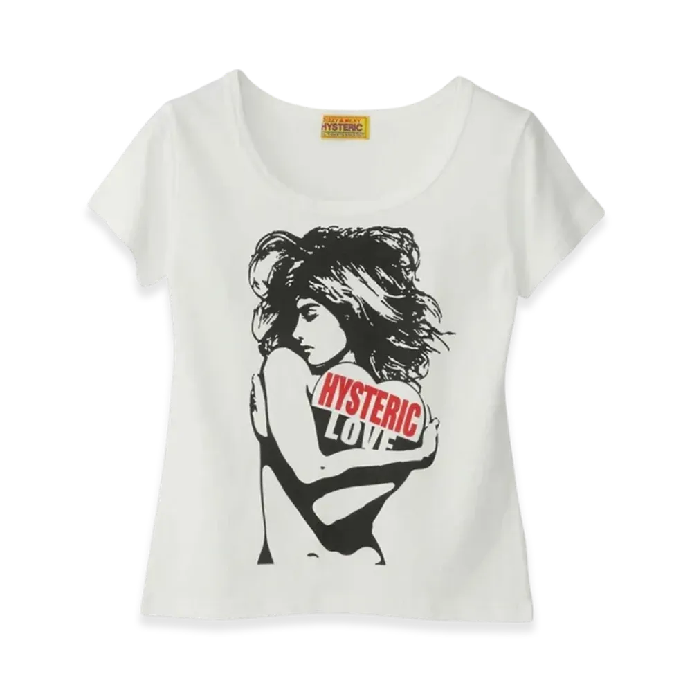 HYSTERIC GLAMOUR Hysteric Love Chibi T-Shirt "White"