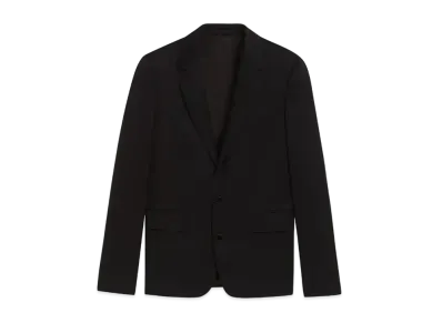 CELINE Short Jacket / Grain De Poudre "Ultra Black"