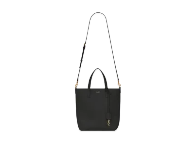 SAINT LAURENT Shopping Bag Saint Laurent Toy In Supple Leather "Black"