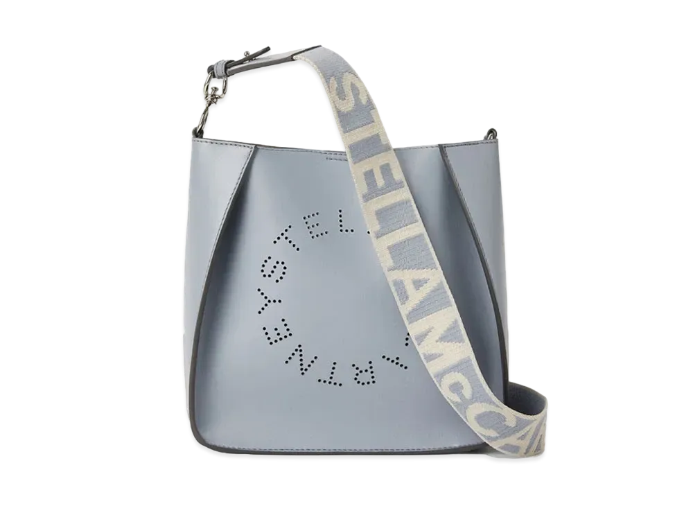 Stella McCartney Stella Logo Shoulder Bag "Cameo Blu"