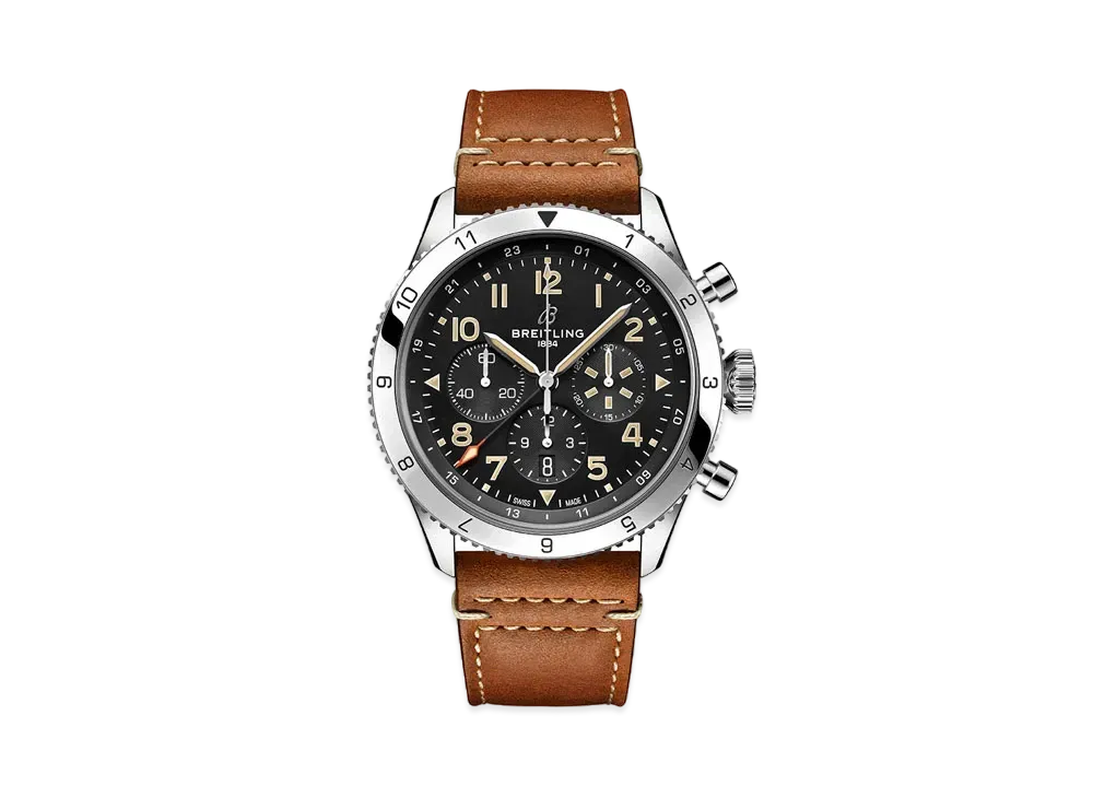BREITLING SUPER AVI B04 CHRONOGRAPH GMT 46 P-51 MUSTANG "Black"