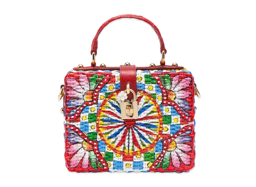 Dolce&Gabbana Dolce Box Bag Painted Latin "Multicolor"