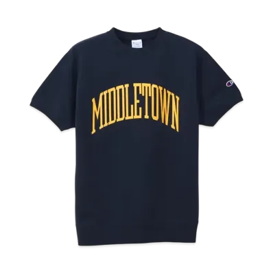 Champion Large Size Short Sleeve Crew Neck Sweatshirt 25SS "Navy"
