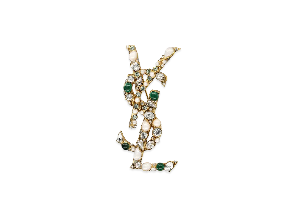 Saint Laurent Women's Brooch "Multicolor"