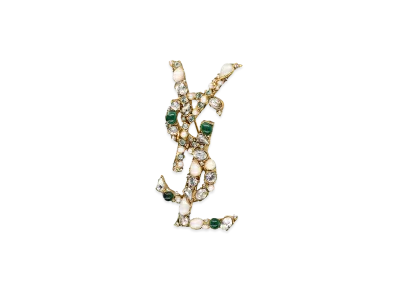 Saint Laurent Women's Brooch "Multicolor"