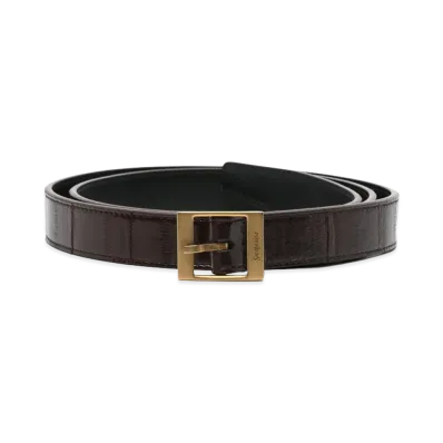 Saint Laurent Women's Belt "Brown"