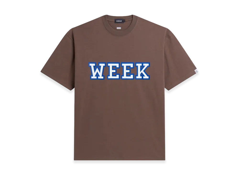 FRAGMENT x CARNIVAL x WEEKEND SEQUEL Bold OVS T-Shirt "Brown"
