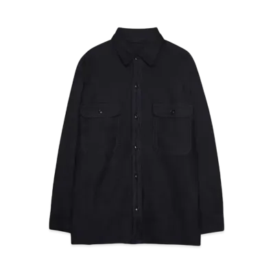 PORTER CLASSIC MOLESKIN SHIRT "BLACK"