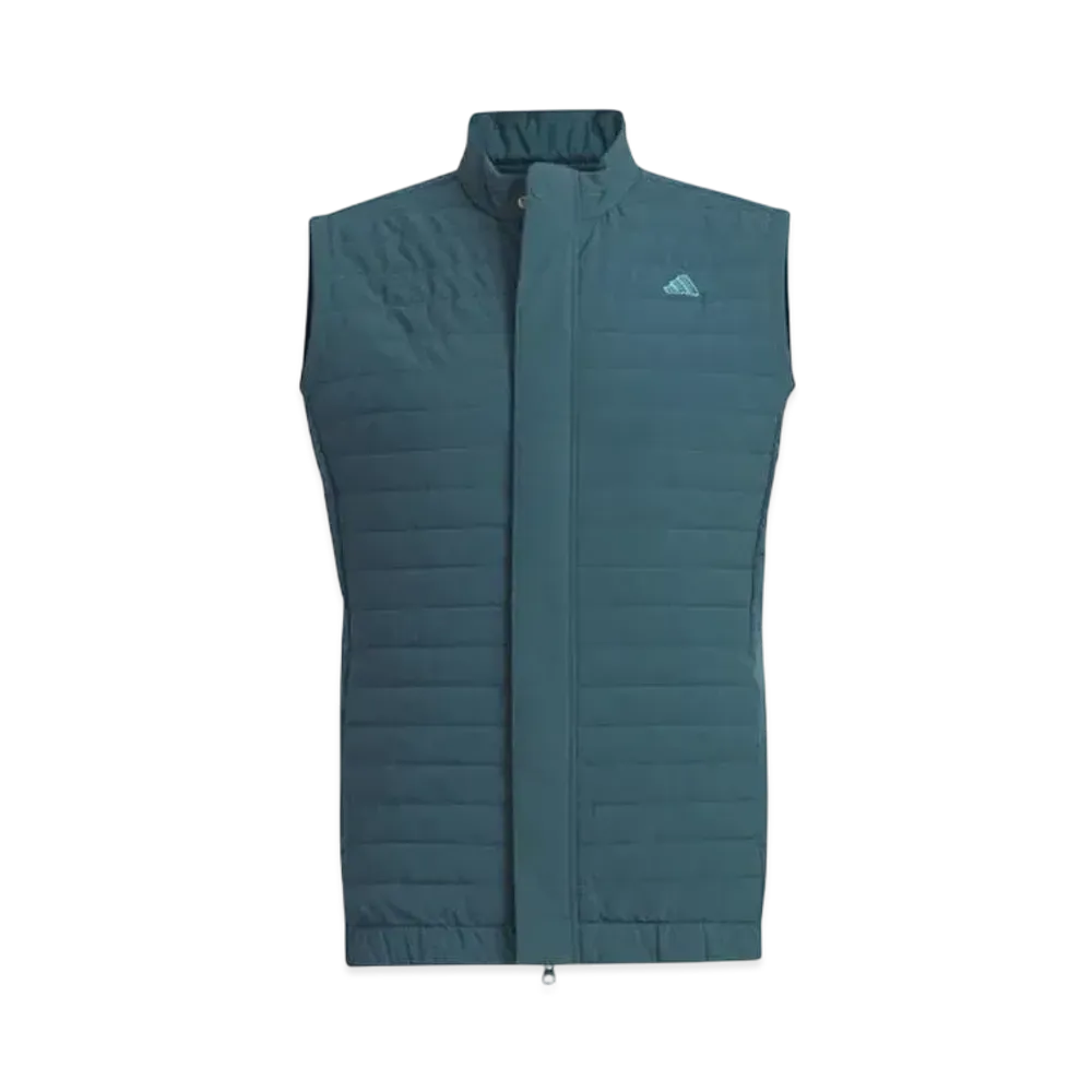 adidas Thermal Water Repellent Padded Full Zip Vest "Green Night"