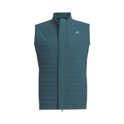 adidas Thermal Water Repellent Padded Full Zip Vest "Green Night"