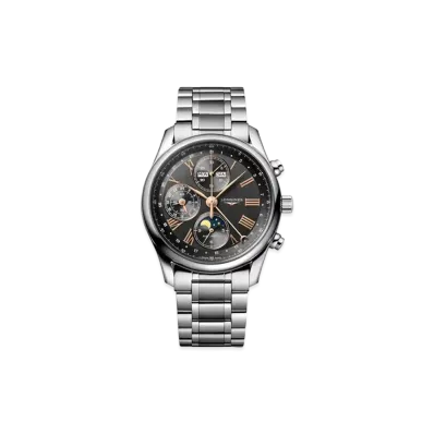 Longines Master Collection 40.00mm "Anthracite/Stainless Steel" L2.673.4.61.6