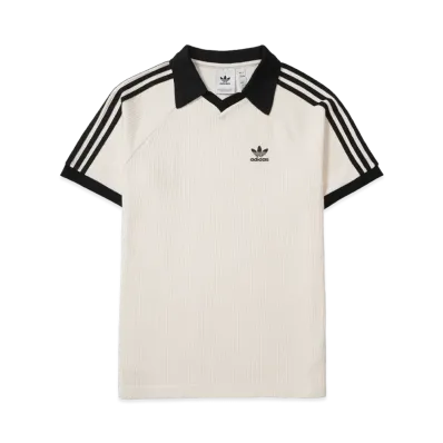 adidas Waffle Short Sleeve Polo "White"