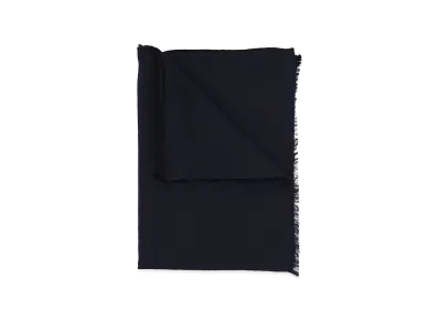 GUCCI GG Wool Silk Jacquard Stole "Blue"