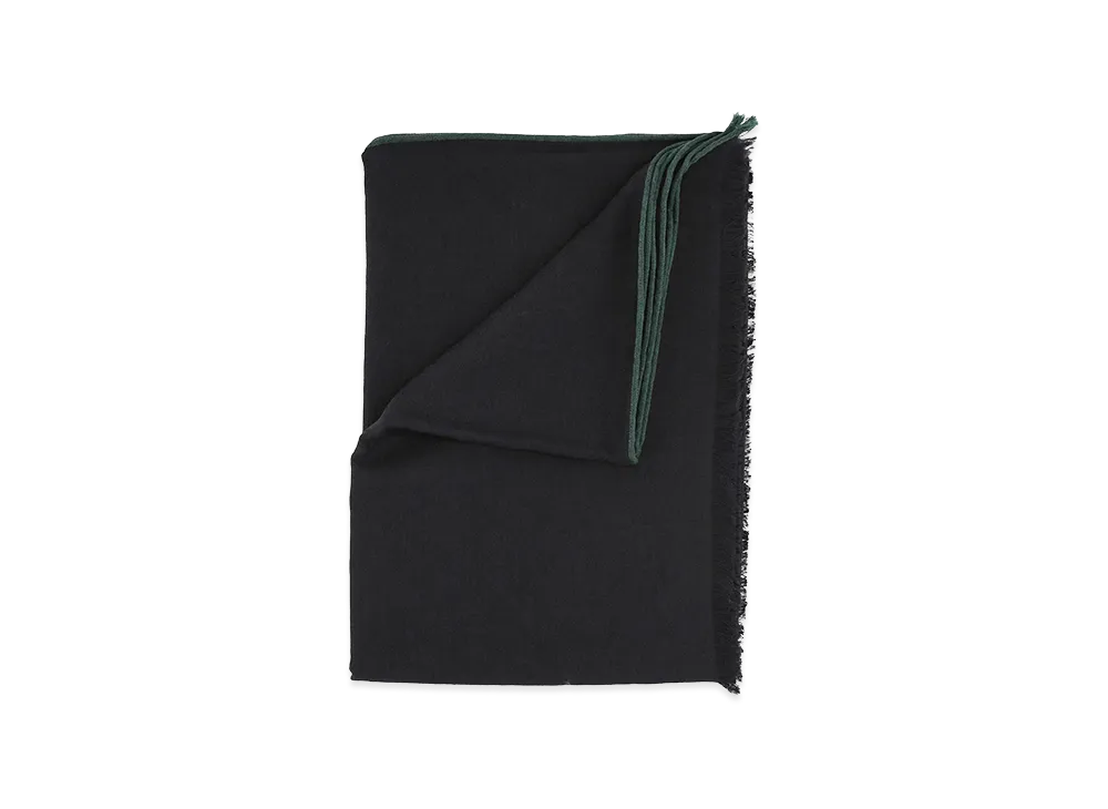 GUCCI GG Wool Silk Jacquard Stole "Black"